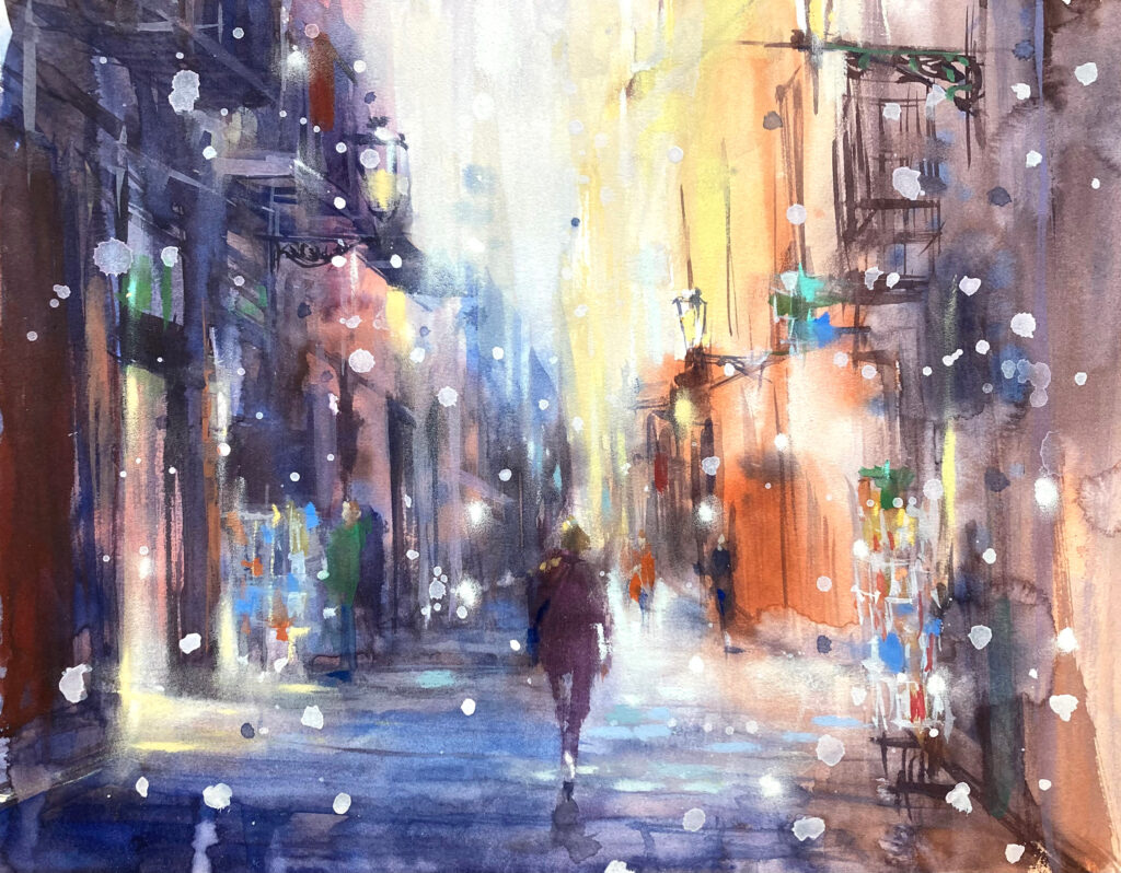 Rue des souvenirs の初雪 F6